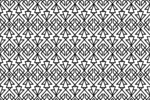 Abstract seamless Art Deco pattern. Decorative luxury repeating ornamental pattern with black thin line. vector