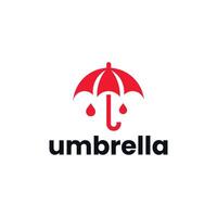 creativo paraguas icono logo diseño vector