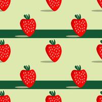 a seamless pattern of red fruits. Suitable for tablecloths, children's clothes or book covers vector