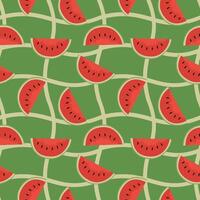 un sin costura modelo de rojo frutas adecuado para manteles, para niños ropa o libro cubre vector