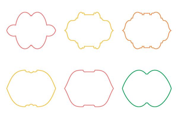 Islamic Emblem Design Thin Line silhouettes Design pictogram symbol visual illustration Colerful