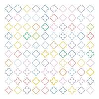 Vertical Oval Shape Thin Line grunge shape Brush stroke pictogram symbol visual illustration Set vector