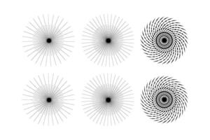 resumen brillar forma símbolo firmar pictograma símbolo visual ilustración conjunto vector