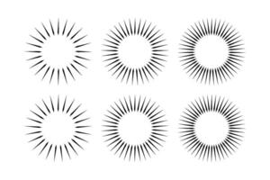 Abstract Sparkle Shape Symbol Sign pictogram symbol visual illustration Set vector