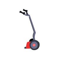 equipment lawn mower cartoon illustration vector