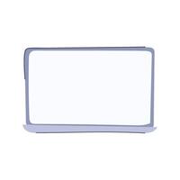 classroom interactive smartboard cartoon illustration vector