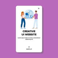 interface creative ui website vector