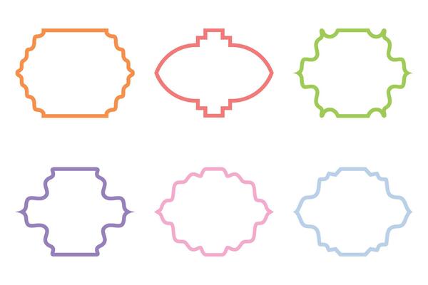 Islamic Emblem Design Thin Line silhouettes Design pictogram symbol visual illustration colerful