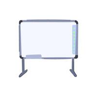 classroom electronic whiteboard cartoon illustration vector