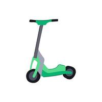 city electric scooter cartoon illustration vector