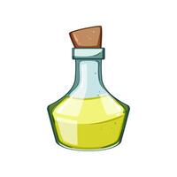 game potion bottle cartoon illustration vector