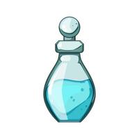 alchemist potion bottle cartoon illustration vector