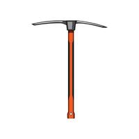 miner pickaxe cartoon illustration vector