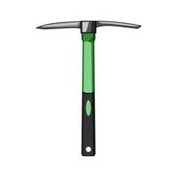 shovel pickaxe cartoon illustration vector