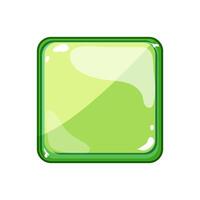 element square game button cartoon illustration vector