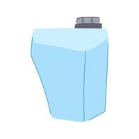 storage plastic tank cartoon illustration vector