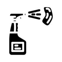 spot cleaning dry cleaning glyph icon illustration vector