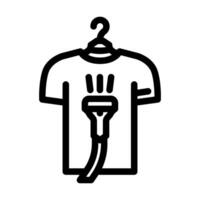dry cleaning line icon illustration vector