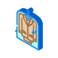 dry cleaner isometric icon illustration vector