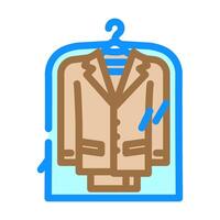 dry cleaner color icon illustration vector