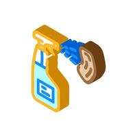 spot cleaning dry cleaning isometric icon illustration vector