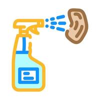spot cleaning dry cleaning color icon illustration vector
