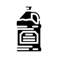 solvent dry cleaning glyph icon illustration vector