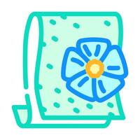 linen cleaning color icon illustration vector