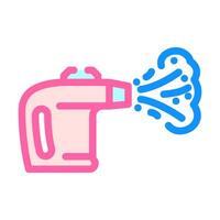 steam cleaning color icon illustration vector