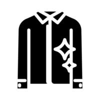 starching cloth glyph icon illustration vector
