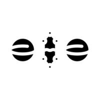 gate quantum technology glyph icon illustration vector