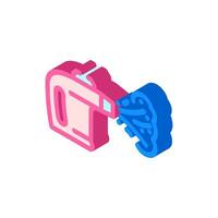 steam cleaning isometric icon illustration vector