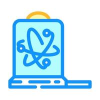 sensor quantum technology color icon illustration vector