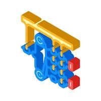 photonics quantum technology isometric icon illustration vector