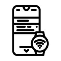 smart device tech enthusiast line icon illustration vector