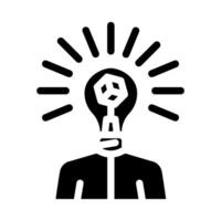 innovation seeker tech enthusiast glyph icon illustration vector