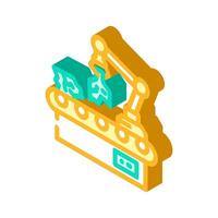 municipal solid waste msw isometric icon illustration vector