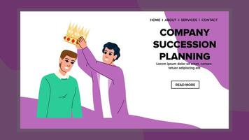 strategy company succession planning vector