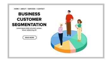 targeting busines customer segmentation vector