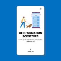 user ui information scent web vector