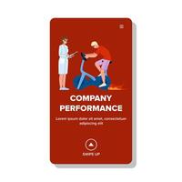 efficiency company performance vector