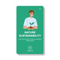 conservation nature sustainability vector