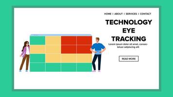 research technology eye tracking vector