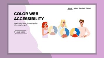 font color web accessibility vector