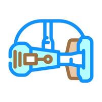 cutting edge design tech enthusiast color icon illustration vector
