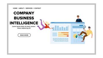 performance company business intelligence vector