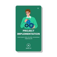 budget project implementation vector