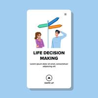 consequences life decision making vector