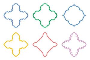 Vertical Oval Shape Thin Line grunge shape Brush stroke pictogram symbol visual illustration Set vector