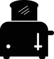 Bread toaster icon. Toaster kitchen equipment sign. Roasted toast symbol. flat style. vector